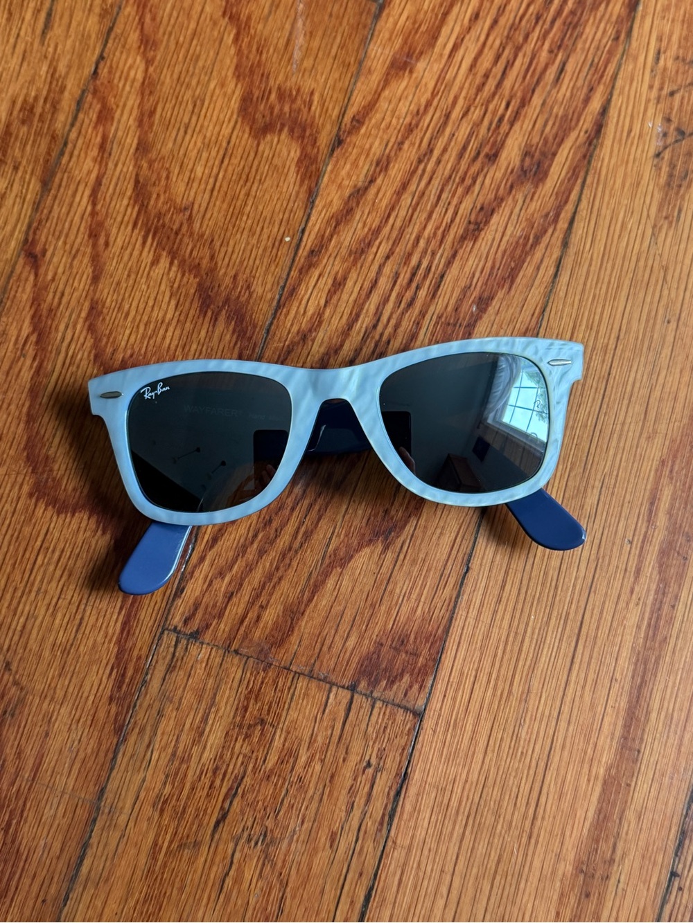 Ray-Ban Wayfarer RB2140 994/40 rare prints/ special series Madreperla Blue